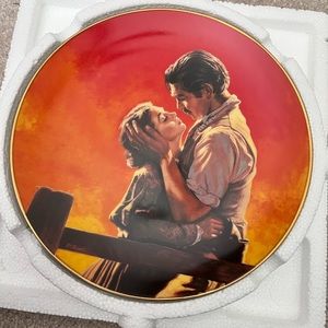 Gone With The Wind “Fiery Embrace” Plate